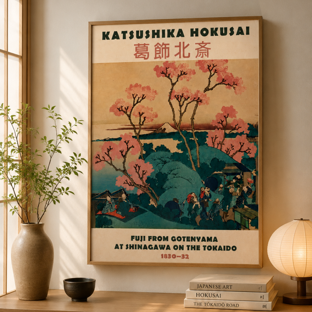 Katsushika Hokusai Fuji From Gotenyama Canvas Print