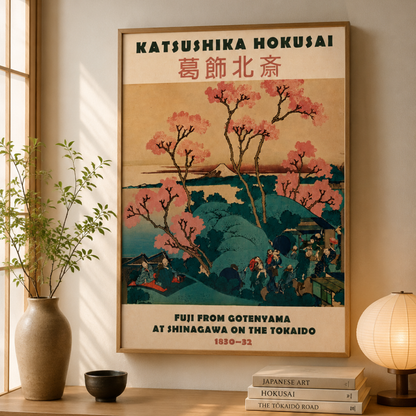 Katsushika Hokusai Fuji From Gotenyama Canvas Print