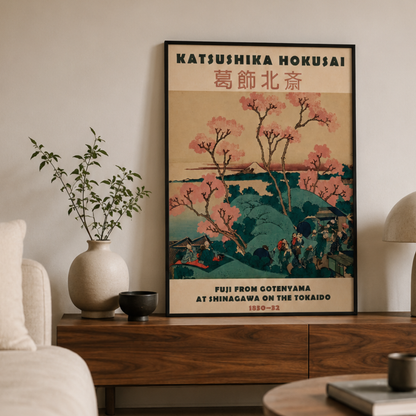 Katsushika Hokusai Fuji From Gotenyama Canvas Print
