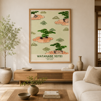Watanabe Seitei Japanese Pine Canvas Print