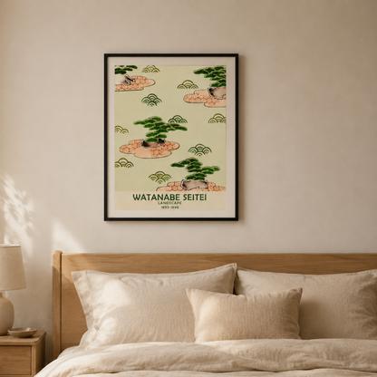 Watanabe Seitei Japanese Pine Canvas Print