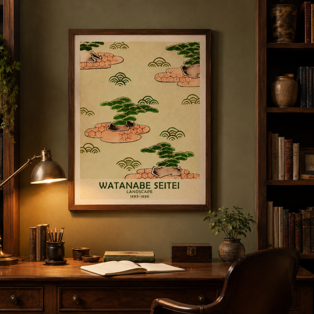 Watanabe Seitei Japanese Pine Canvas Print