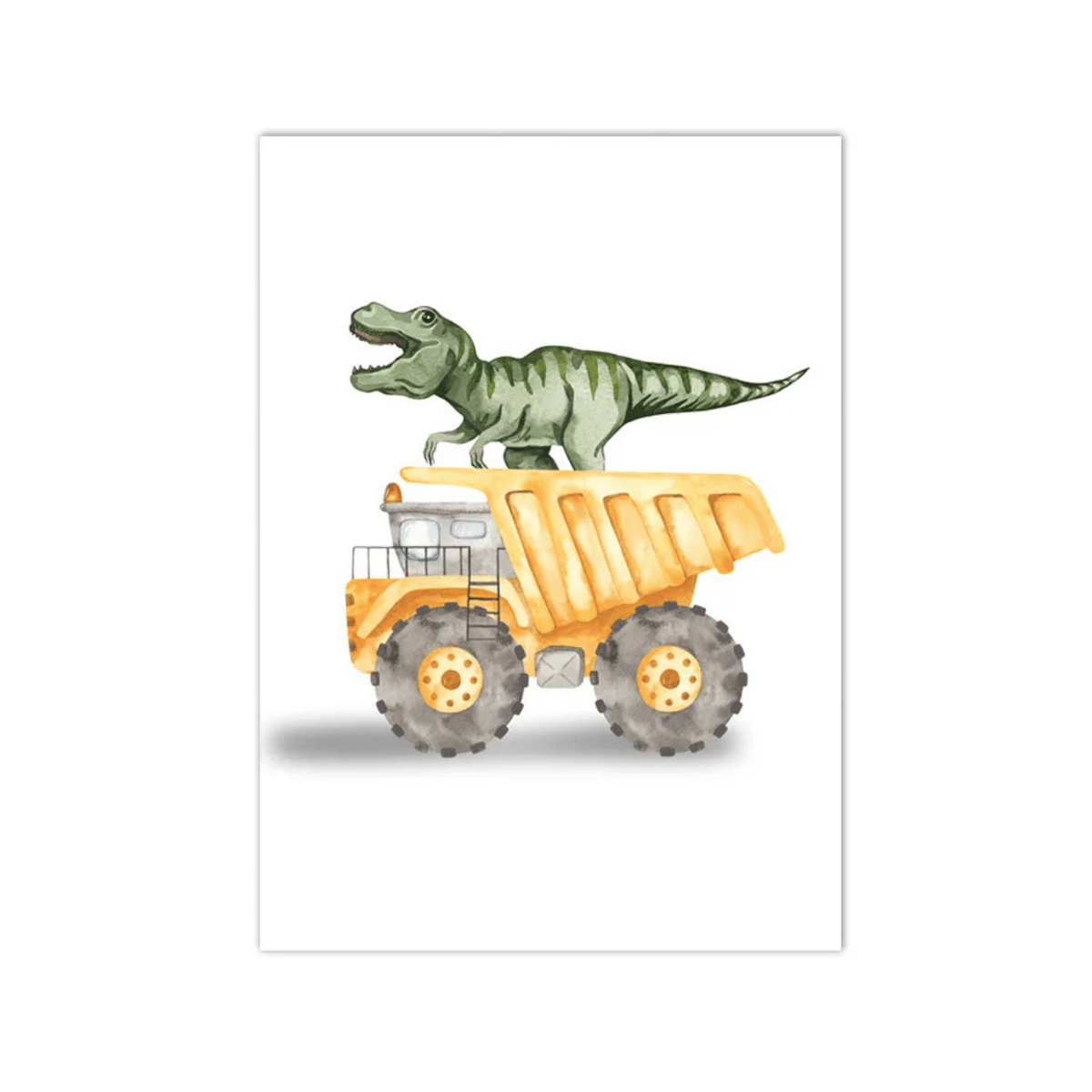 T-Rex Haul Truck Adventure Canvas Print