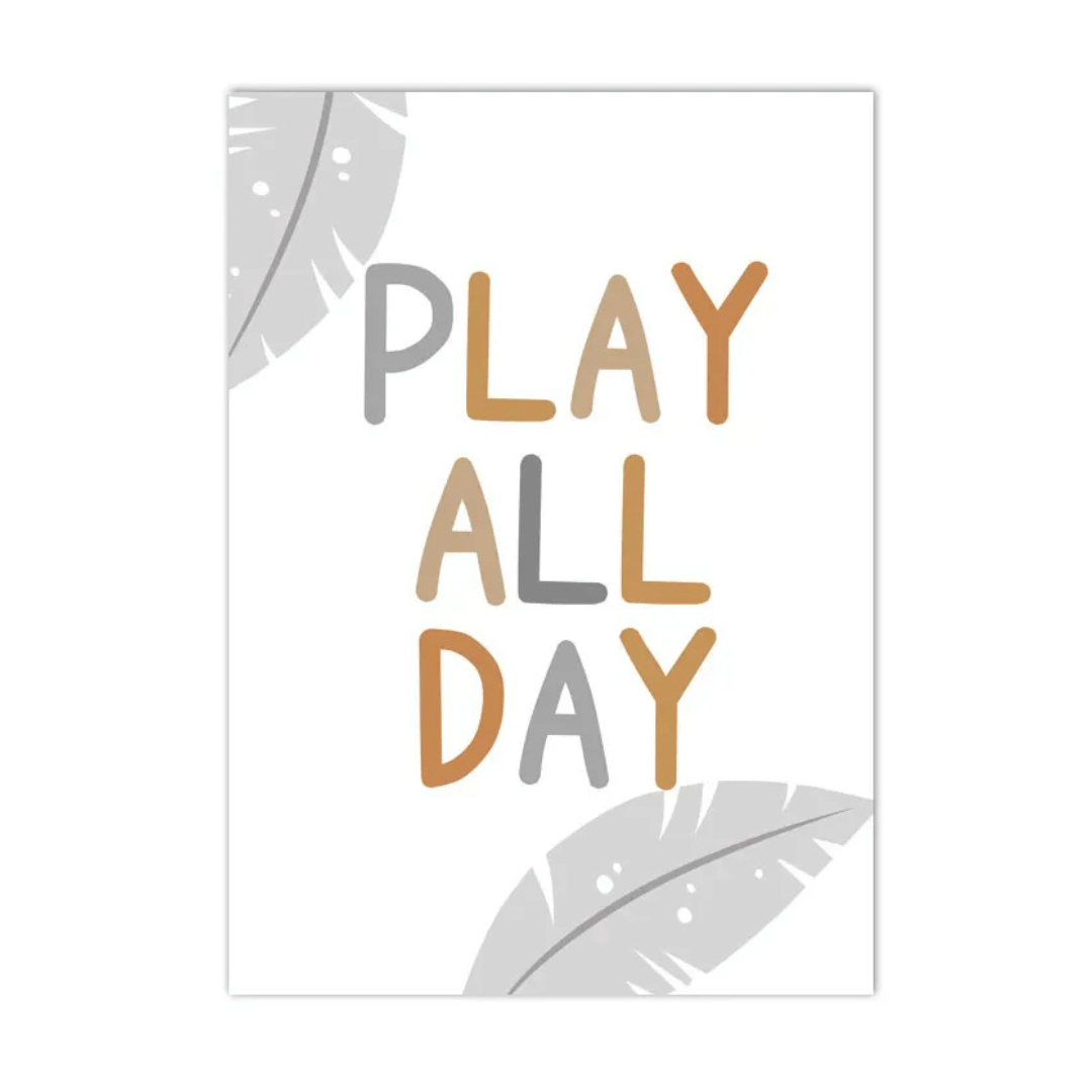 Play All Day Safari Canvas Print