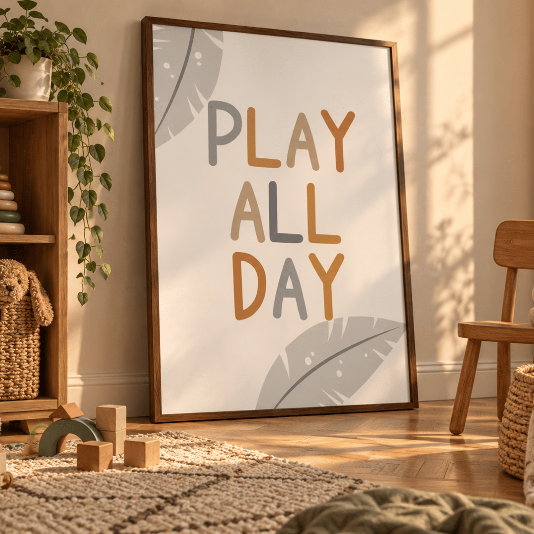 Play All Day Safari Canvas Print