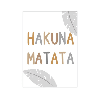 Hakuna Matata Safari Canvas Print