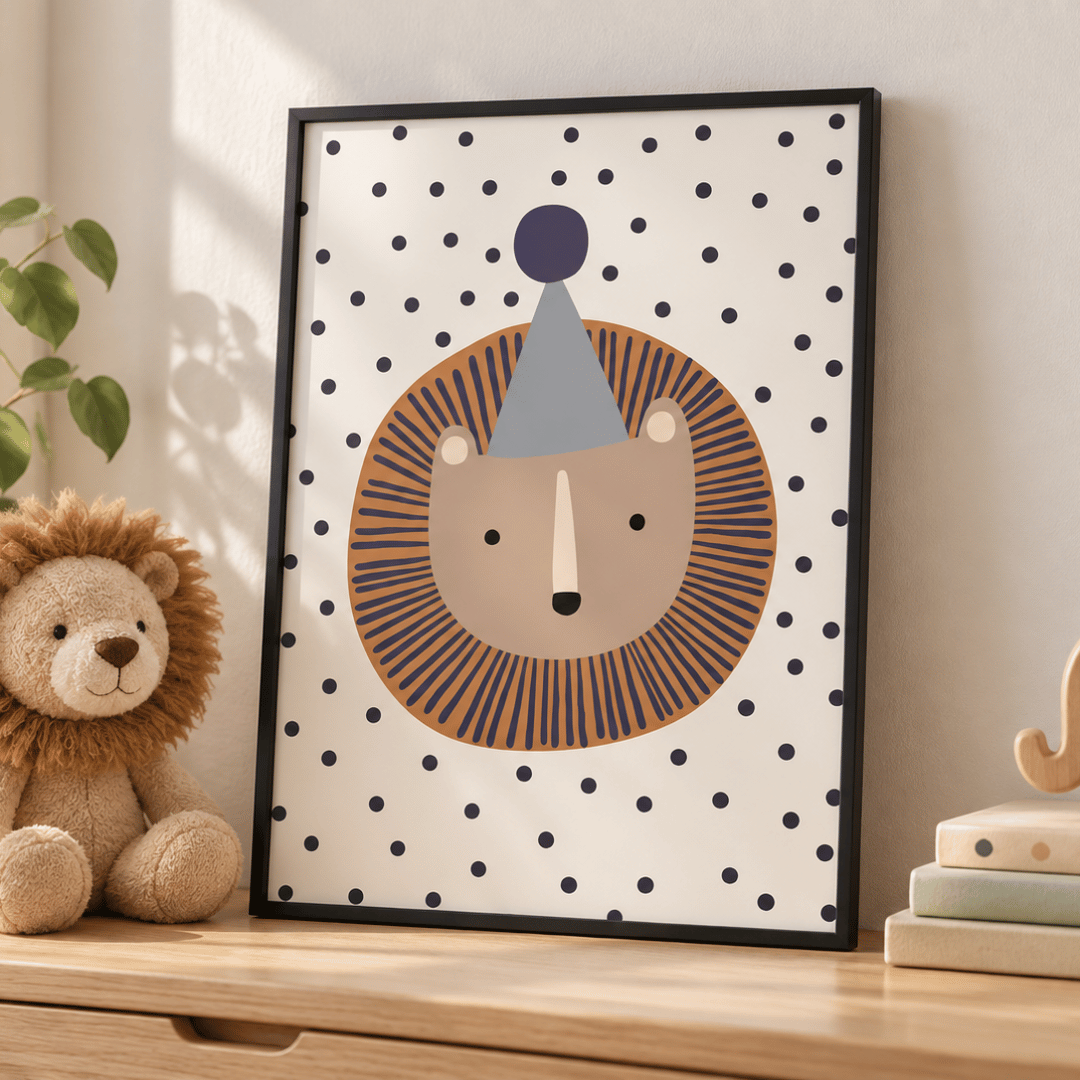 Party Lion Canvas Print