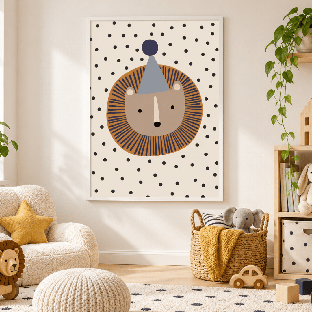 Party Lion Canvas Print