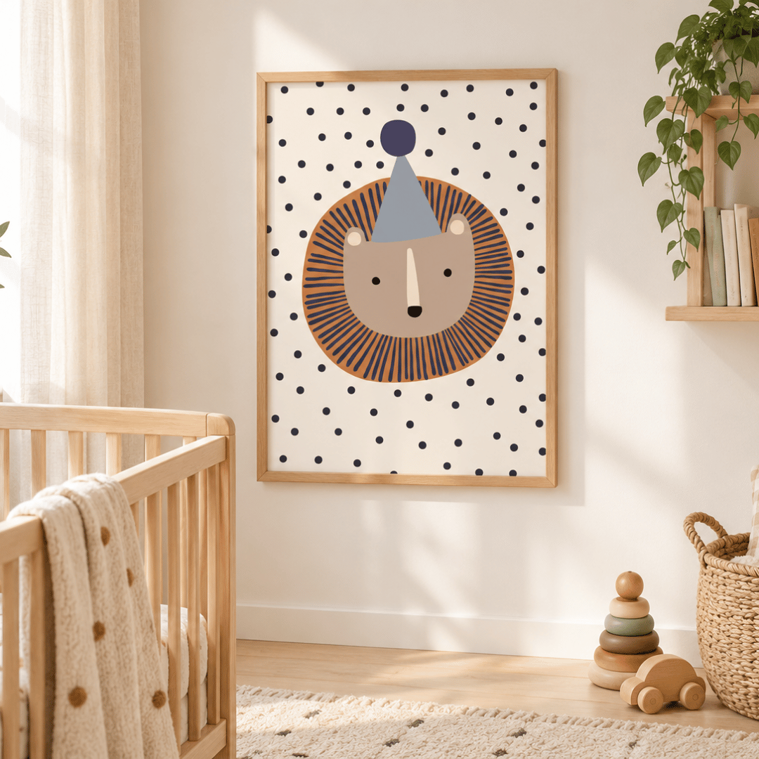 Party Lion Canvas Print
