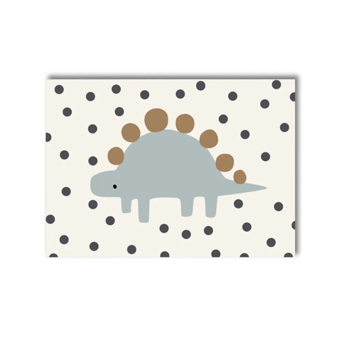 Little Stegosaurus Canvas Print