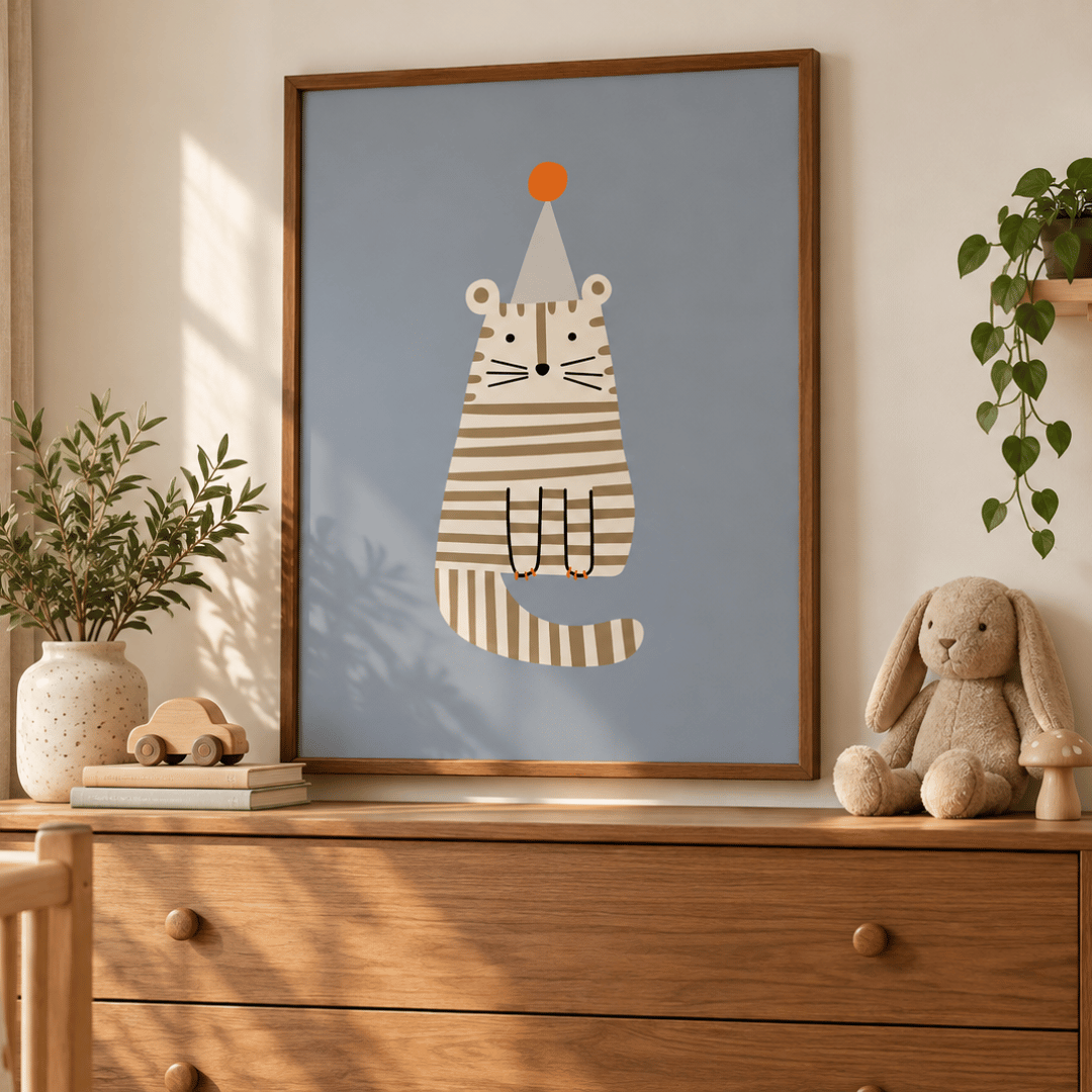 Party Tiger Canvas Print