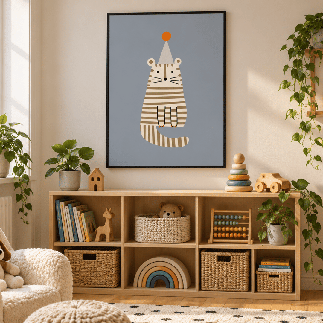 Party Tiger Canvas Print