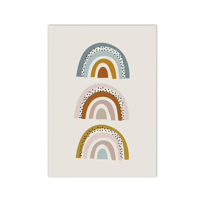 Three Little Rainbows Canvas Print