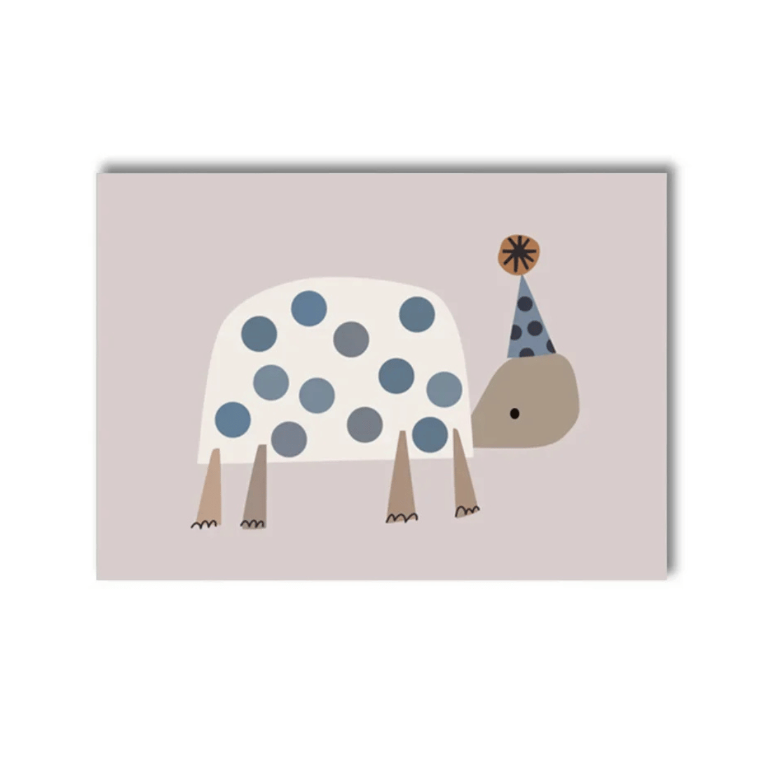 Party Tortoise Canvas Print