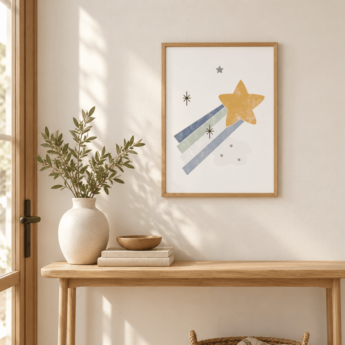 Wish Upon A Shooting Star Canvas Print