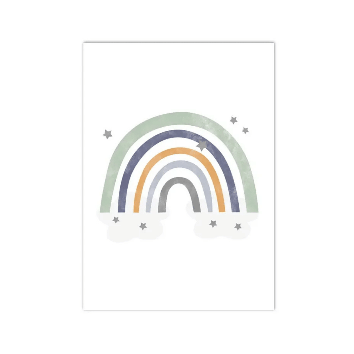 Stardust Rainbow Nursery Canvas Print