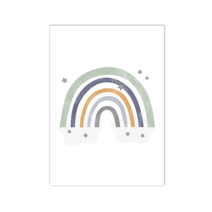 Stardust Rainbow Nursery Canvas Print