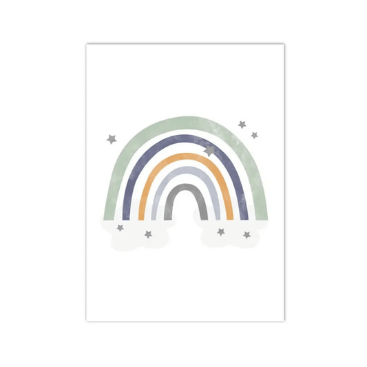 Stardust Rainbow Nursery Canvas Print