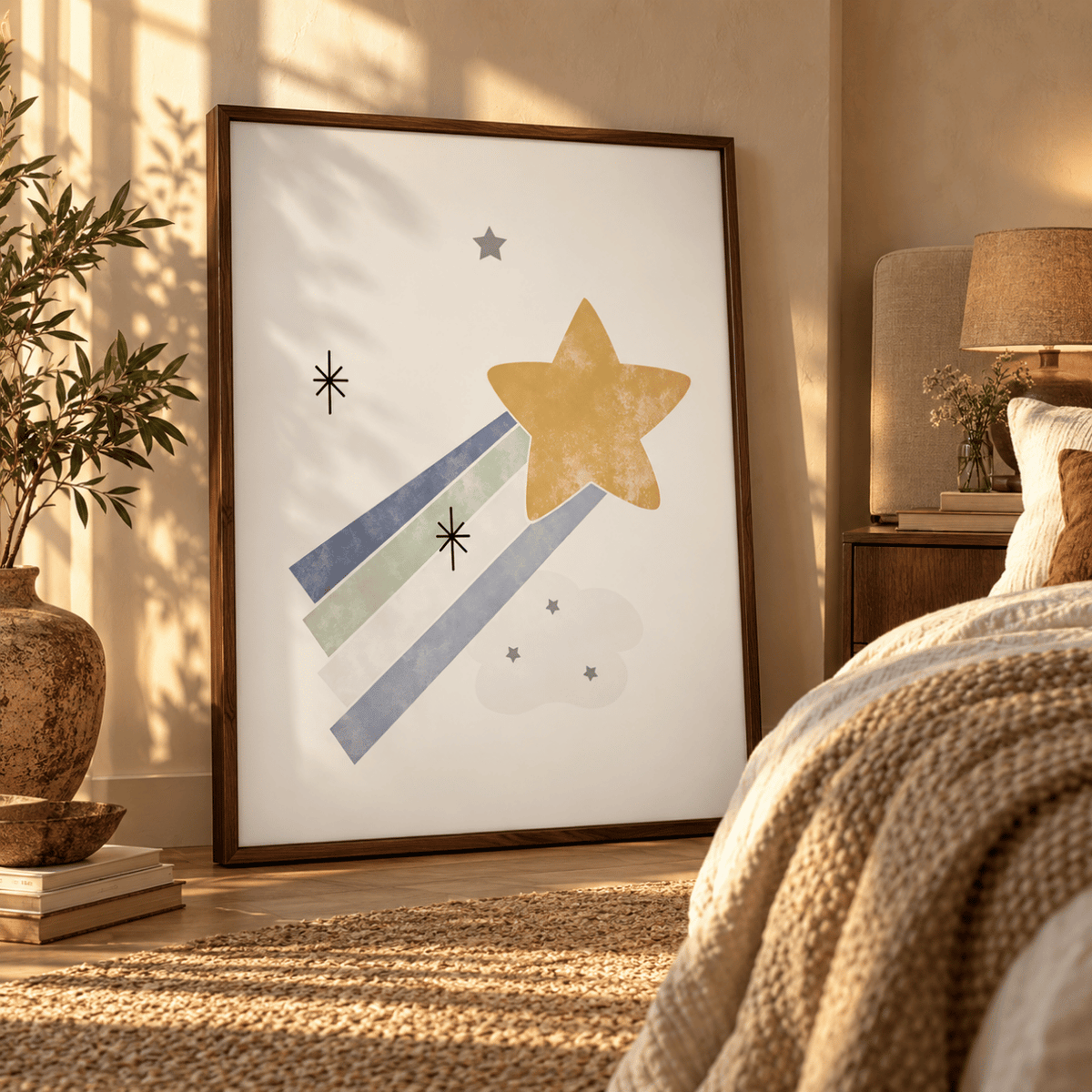 Wish Upon A Shooting Star Canvas Print