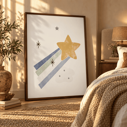 Wish Upon A Shooting Star Canvas Print