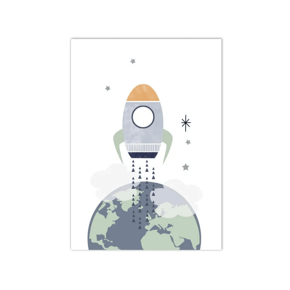 Beyond The Little Blue Planet Canvas Print