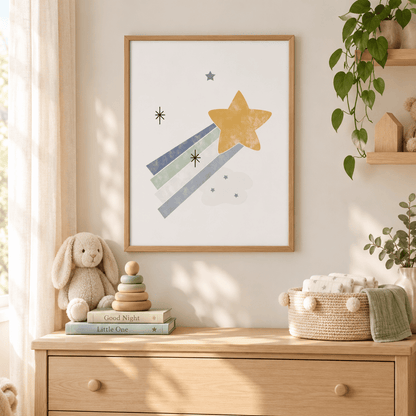Wish Upon A Shooting Star Canvas Print