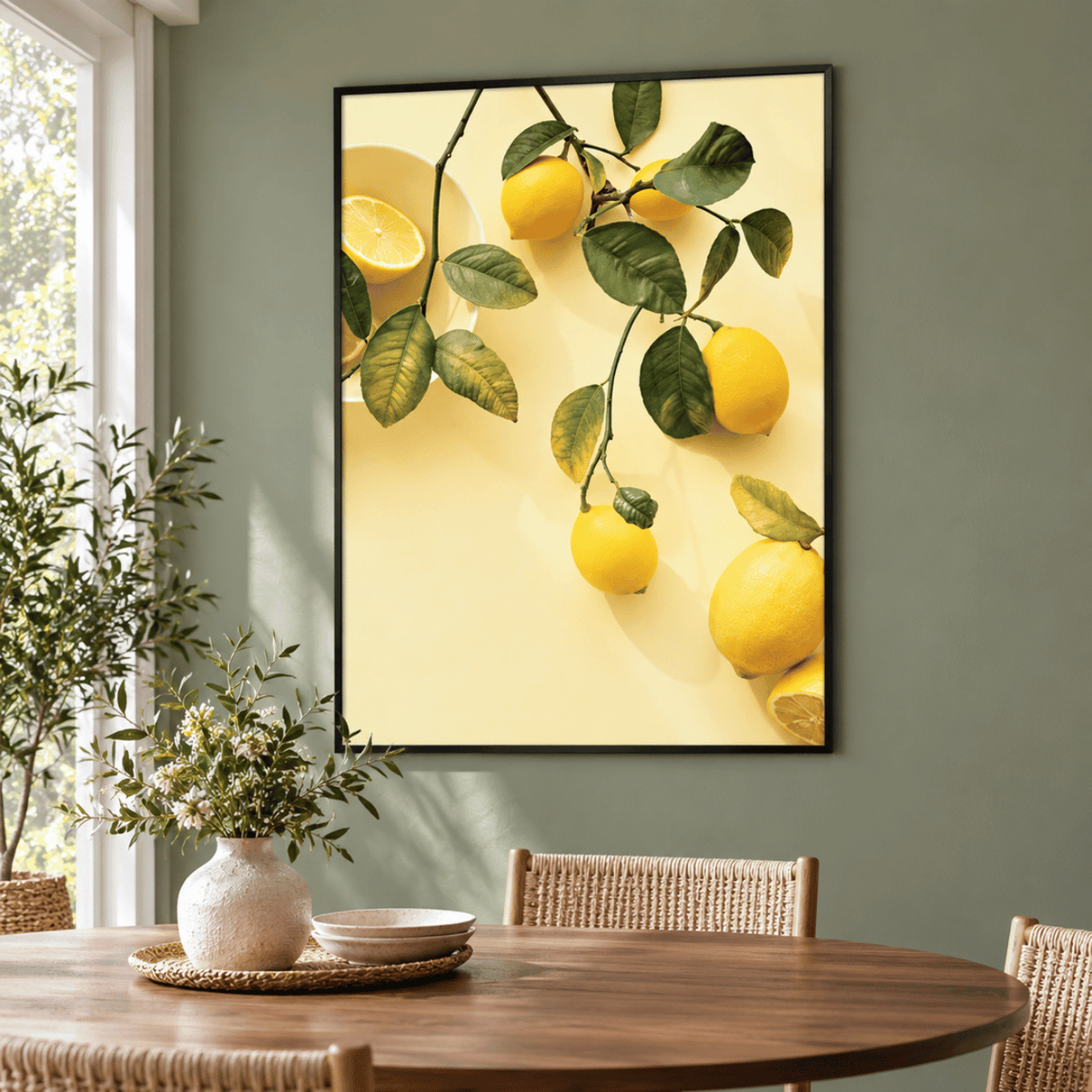 Lemon Grove Still Life Canvas Print