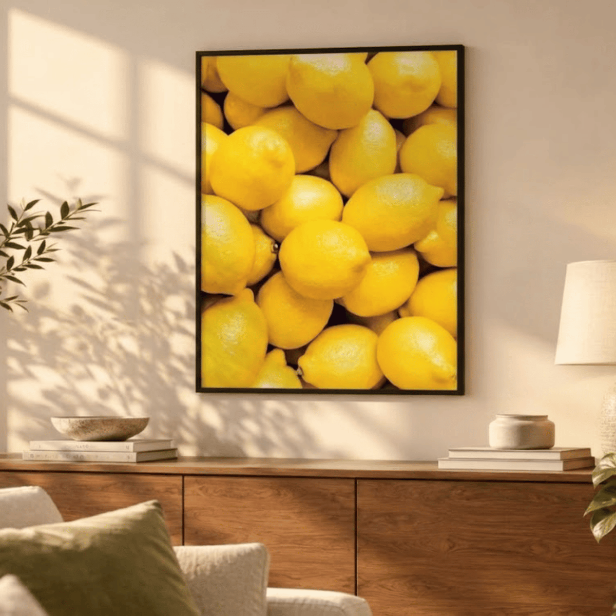 Sunshine Citrus Harvest Canvas Print