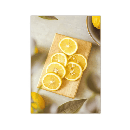 Lemon Light Still Life Canvas Print