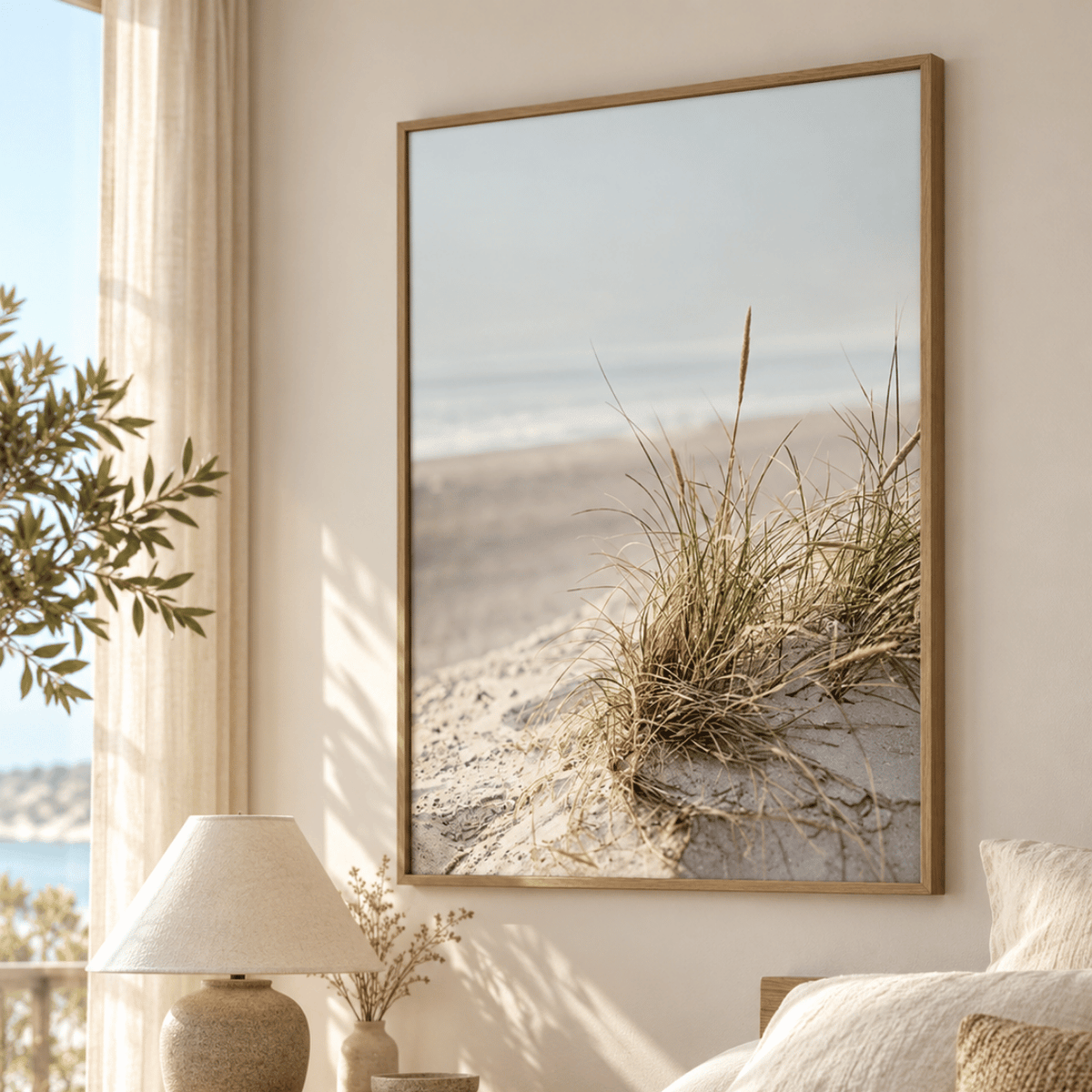 Dune Grass By The Sea Canvas Print