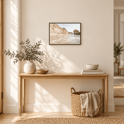 Quiet Cove Shoreline Canvas Print
