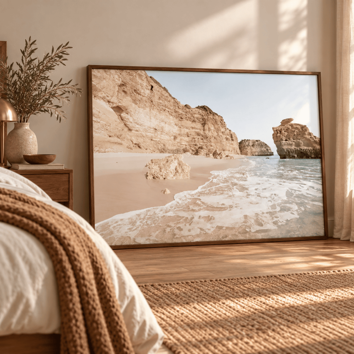 Quiet Cove Shoreline Canvas Print