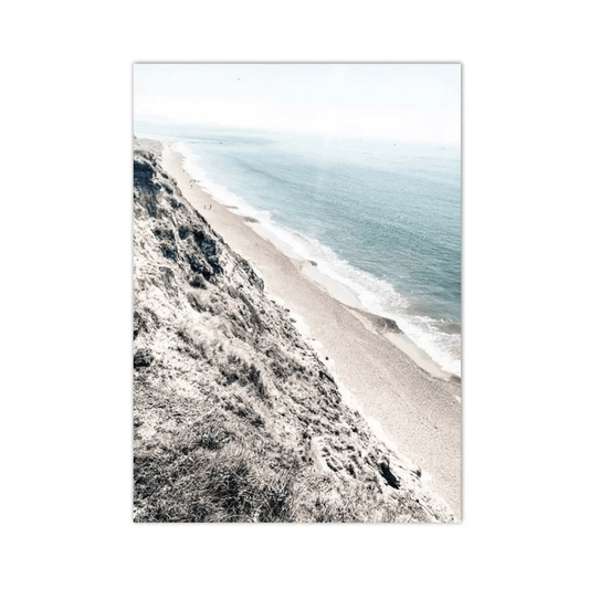 Above The Quiet Coast Canvas Print