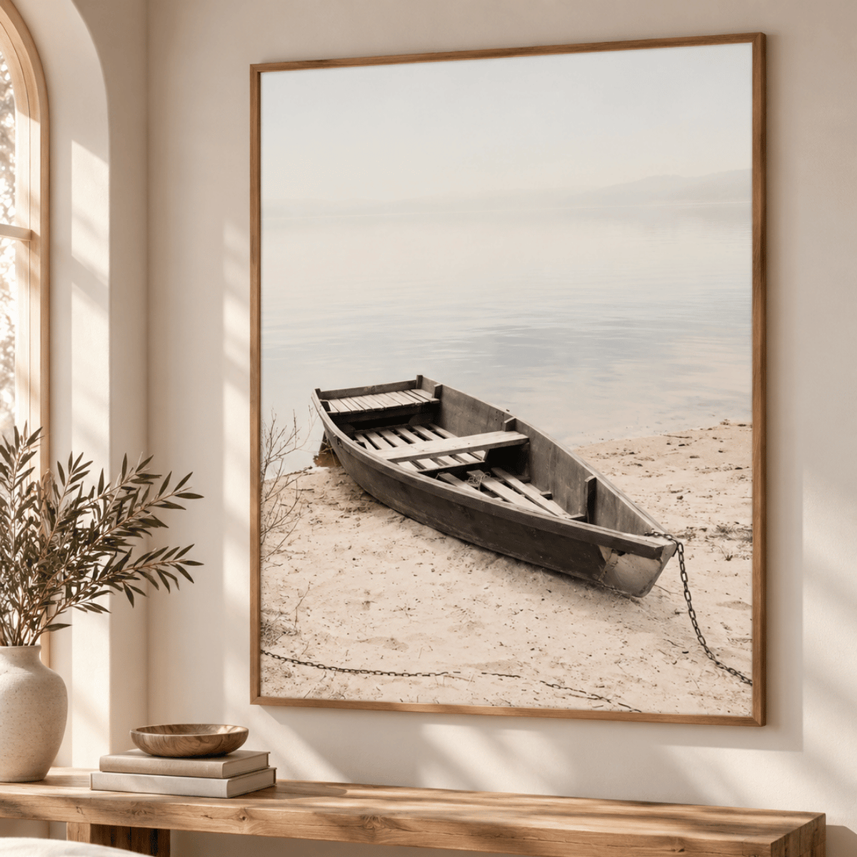 Stillwater Rowboat Canvas Print