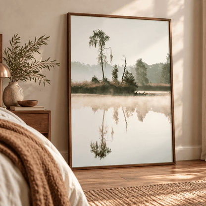 Whispering Water Reflection Canvas Print