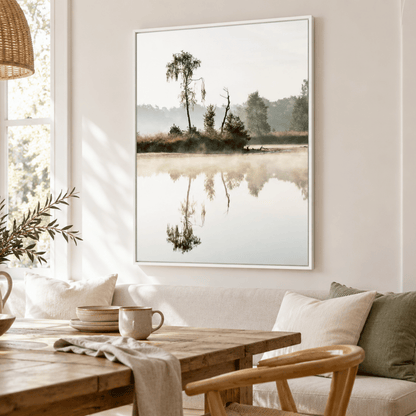 Whispering Water Reflection Canvas Print