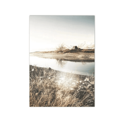 House At The Edge Of Stillness Canvas Print