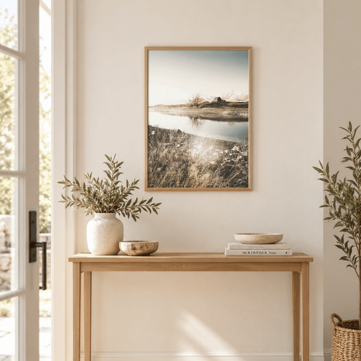 House At The Edge Of Stillness Canvas Print
