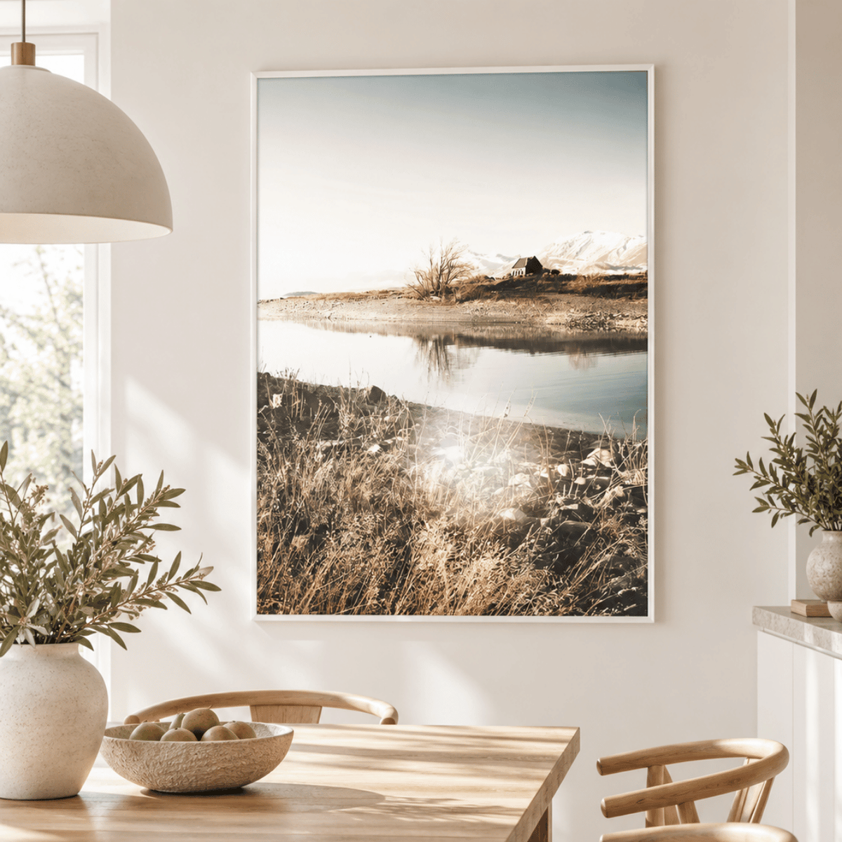House At The Edge Of Stillness Canvas Print