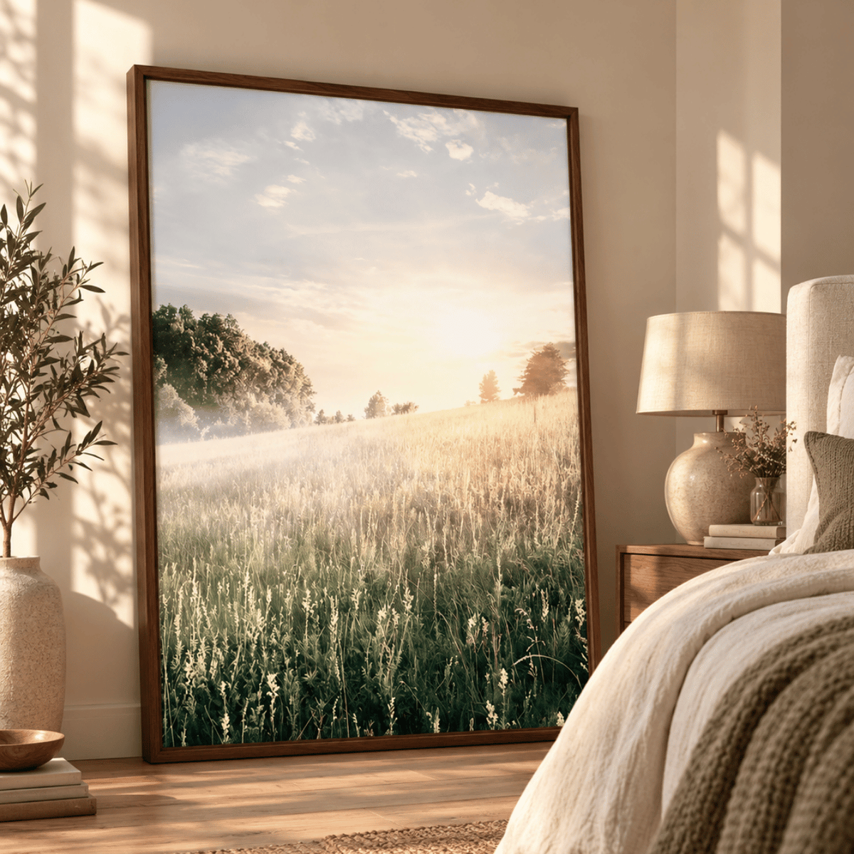Where The Meadow Wakes Canvas Print