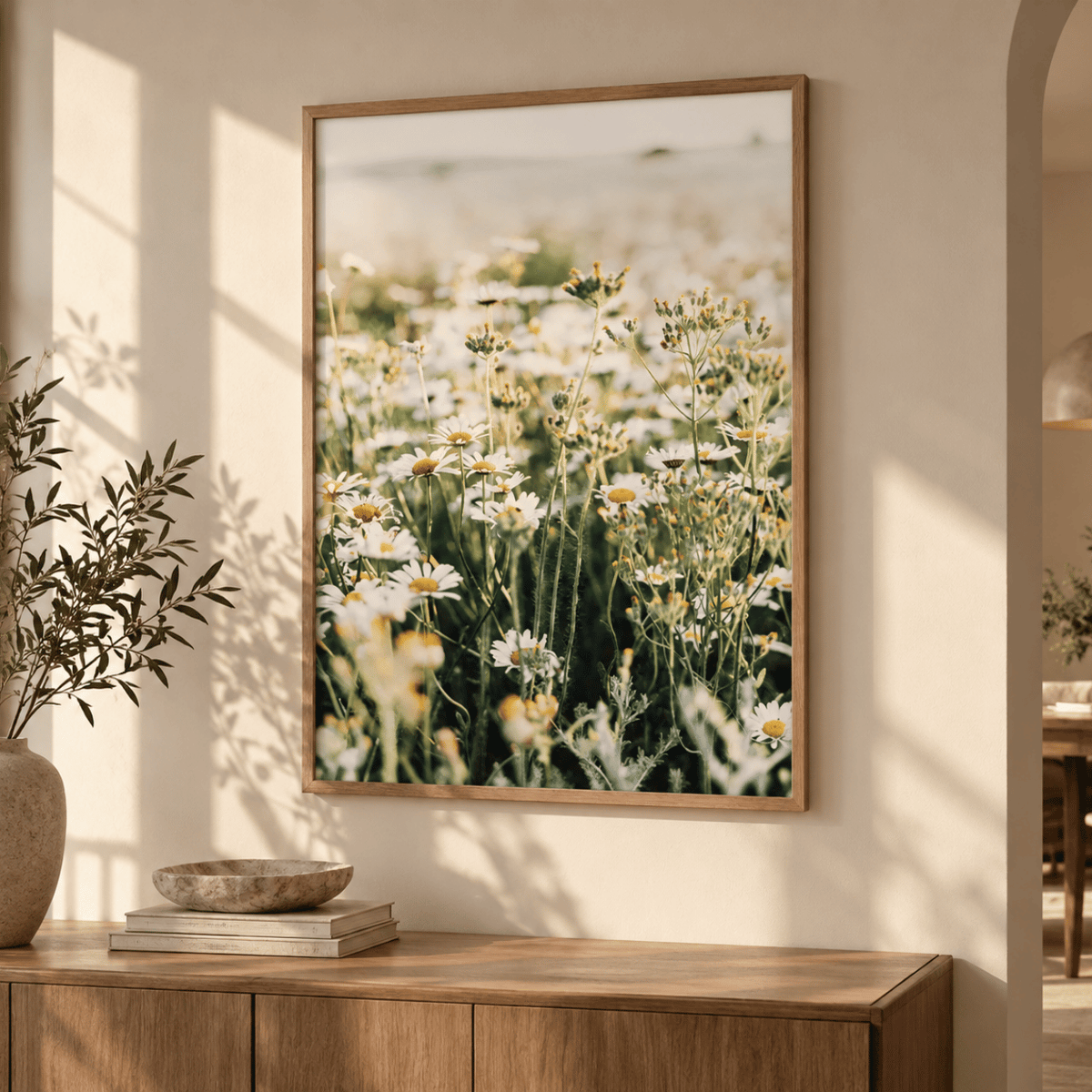 Meadow In Morning Light Canvas Print