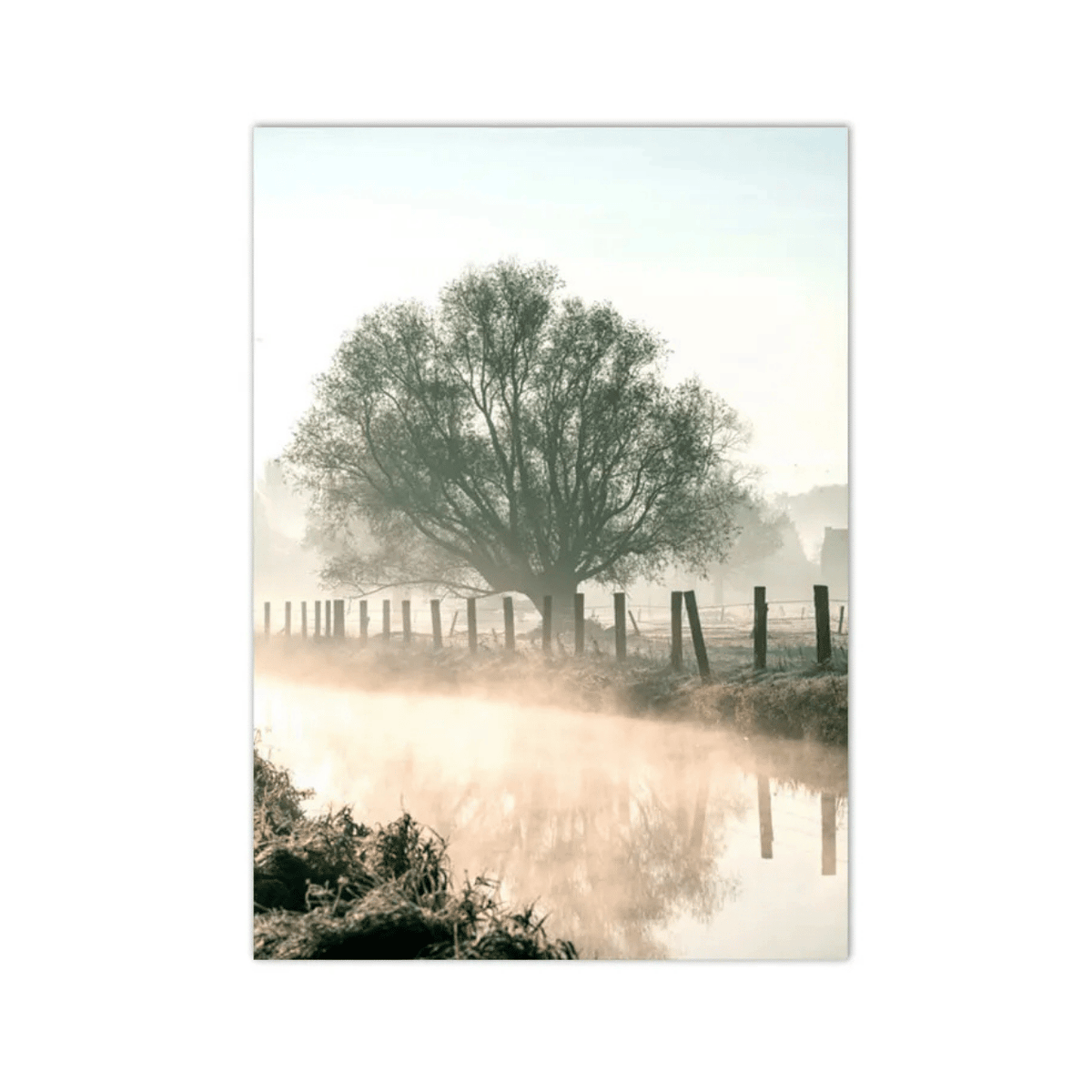 Morning Veil Reflection Canvas Print