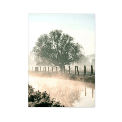 Morning Veil Reflection Canvas Print
