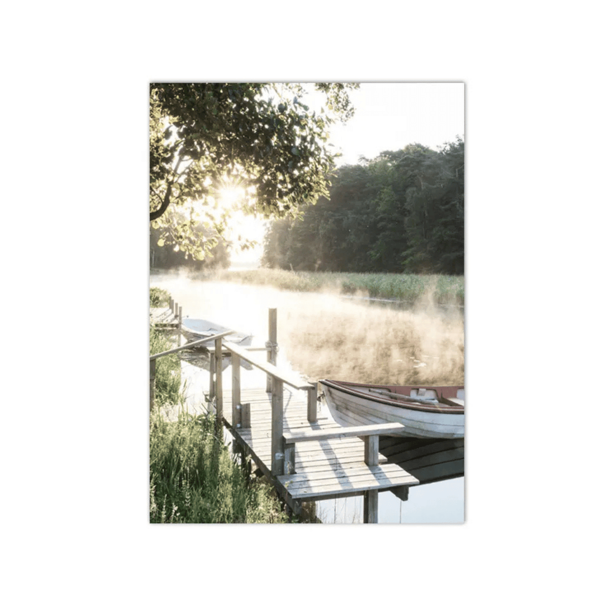 First Light Mooring Canvas Print