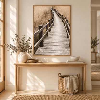 Whispering Reeds Boardwalk Canvas Print