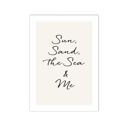 Sun Sand Sea Escape Canvas Print