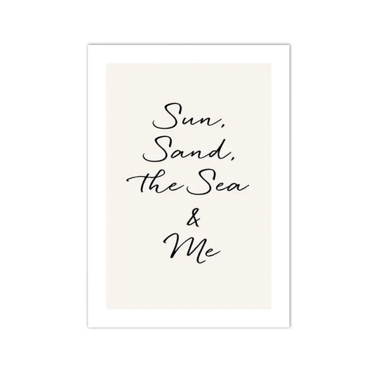 Sun Sand Sea Escape Canvas Print
