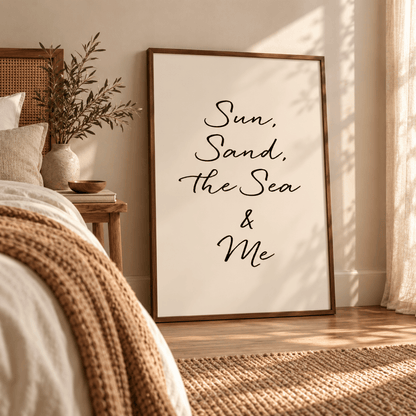 Sun Sand Sea Escape Canvas Print