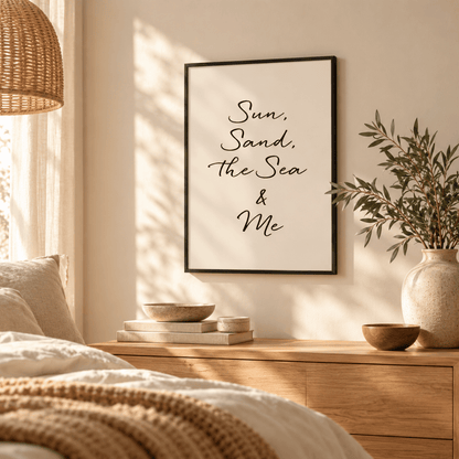 Sun Sand Sea Escape Canvas Print