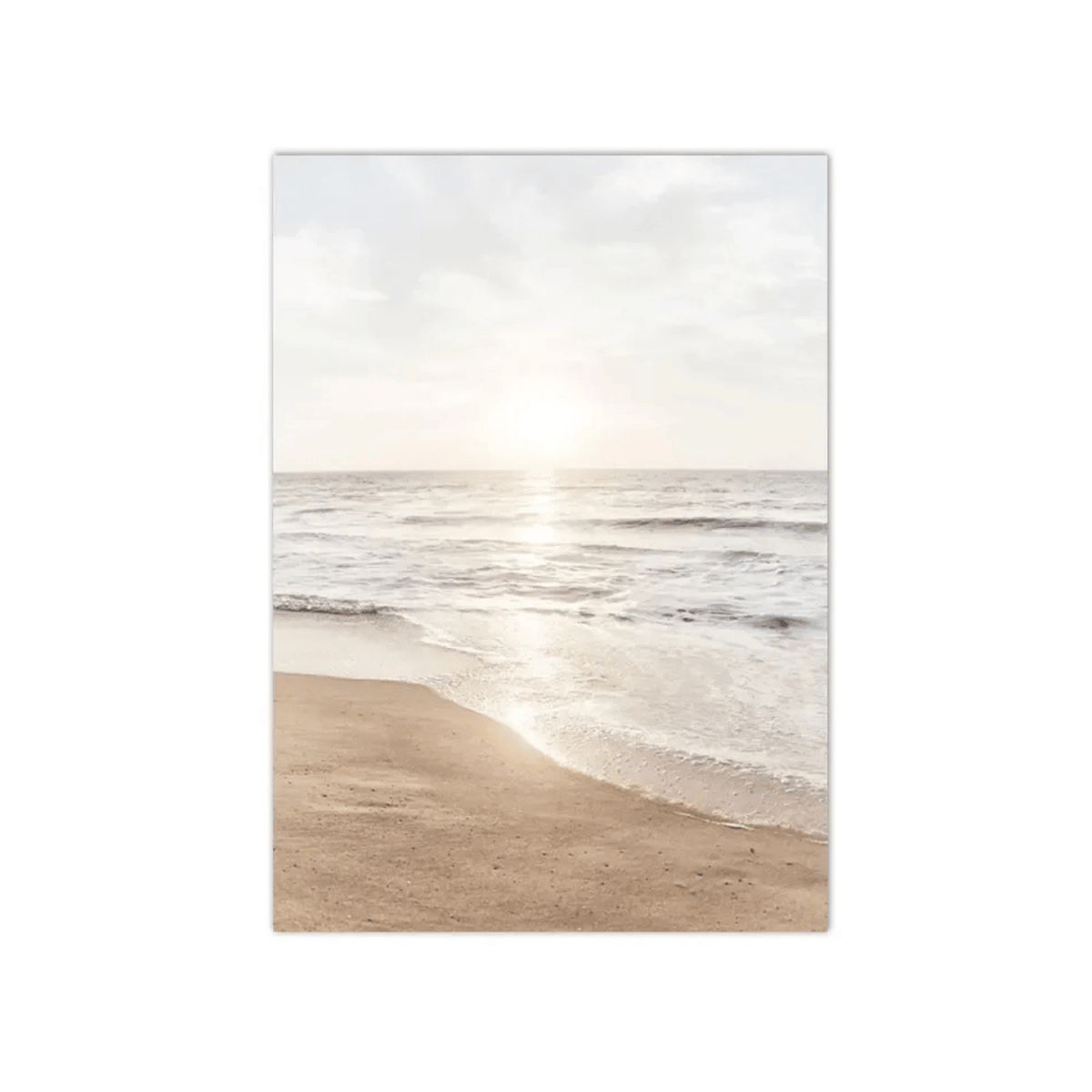 Quiet Shoreline Glow Canvas Print